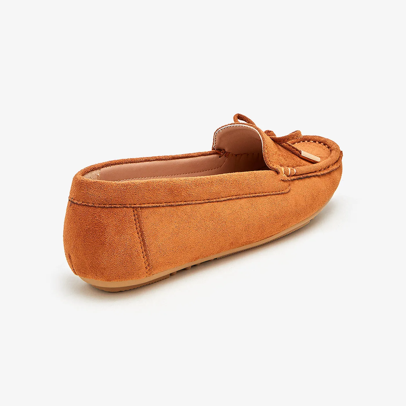 Women's Moccs with Bow Detail