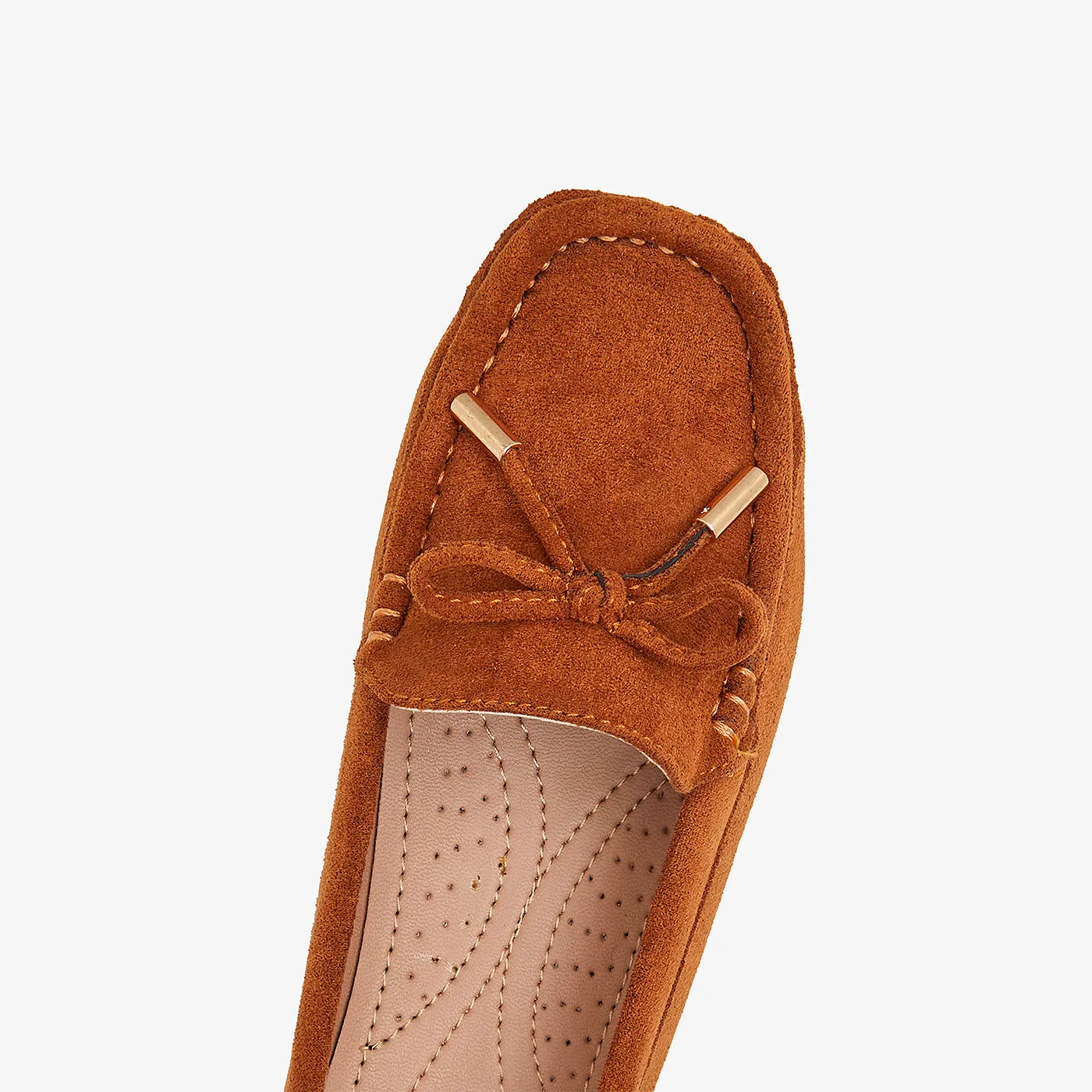 Women's Moccs with Bow Detail