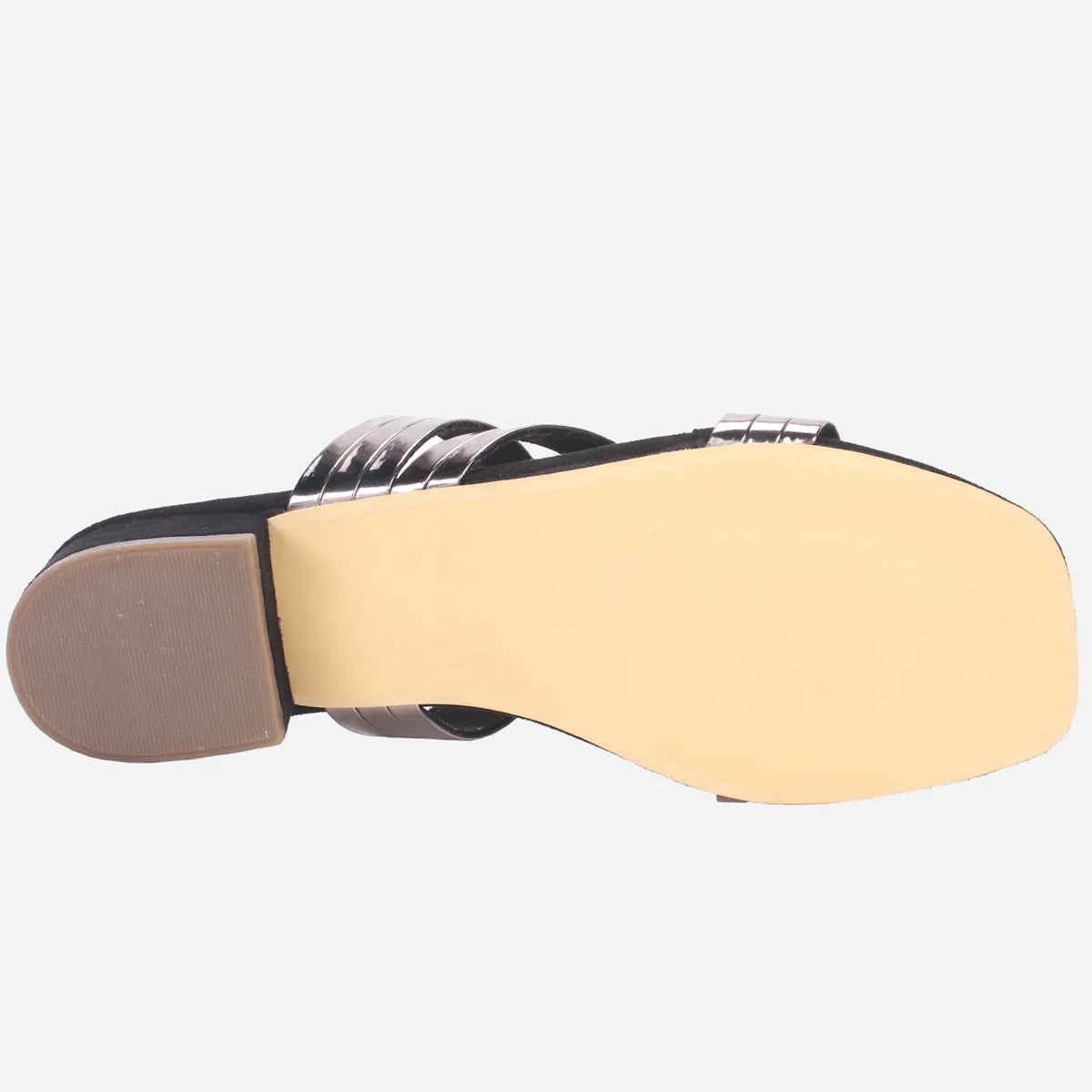 Womens "GIANA" Shimmery Summer Flat Slippers
