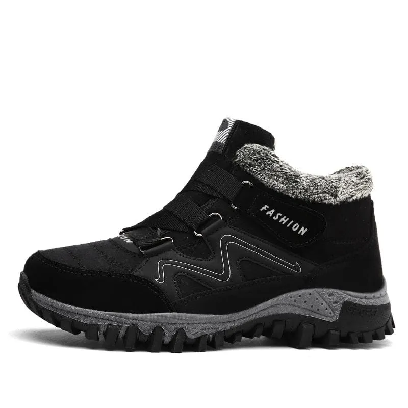 Women's Warm Faux Fur Lined Chunky Sneakers