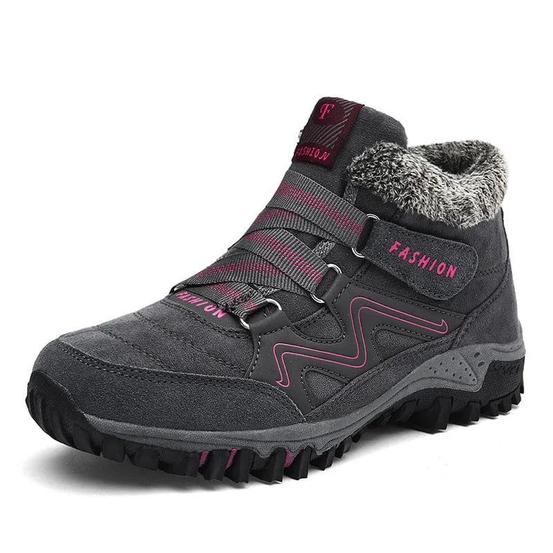 Women's Warm Faux Fur Lined Chunky Sneakers