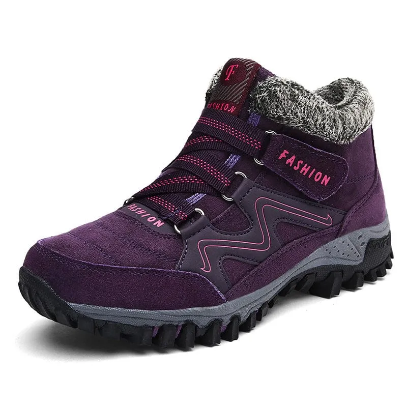 Women's Warm Faux Fur Lined Chunky Sneakers