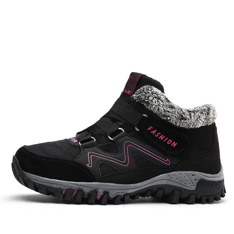 Women's Warm Faux Fur Lined Chunky Sneakers