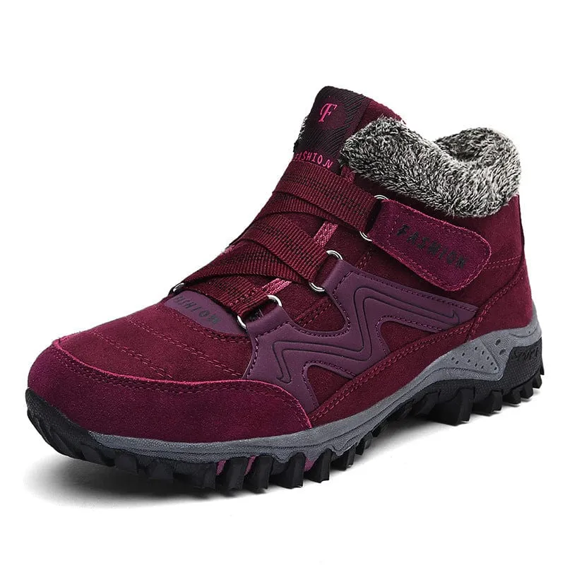 Women's Warm Faux Fur Lined Chunky Sneakers