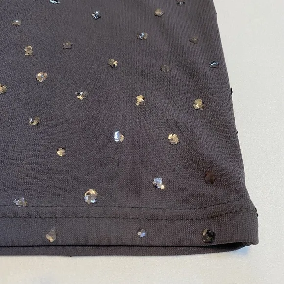 X:S Clothing Women Size M Sparkly Gray Long Formal Dress Open Back NWT $168