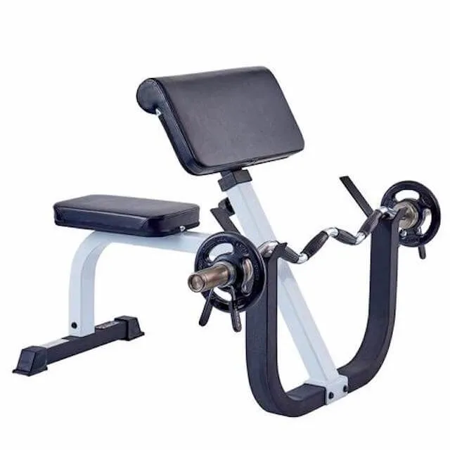 York FTS Commercial Seated Preacher Curl